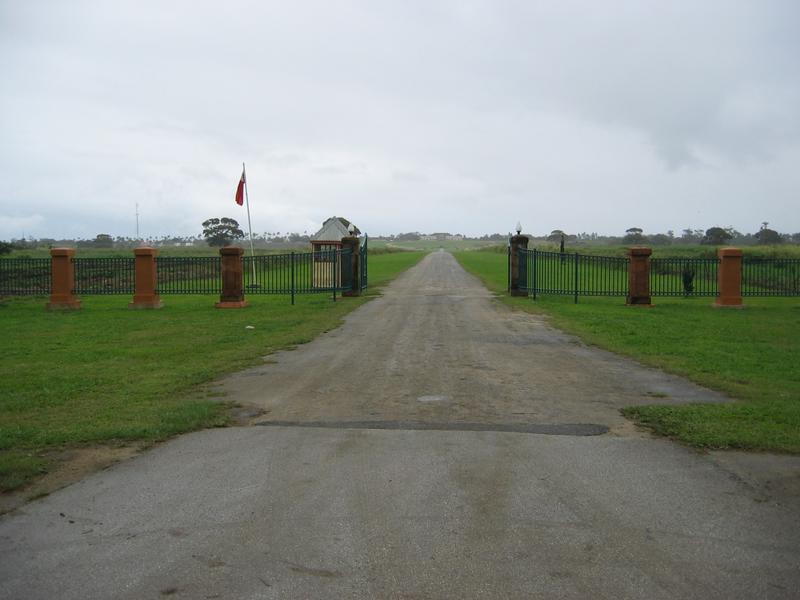 The Palace of the Tongan Crown Prince, about 1/2 Km from the lodge