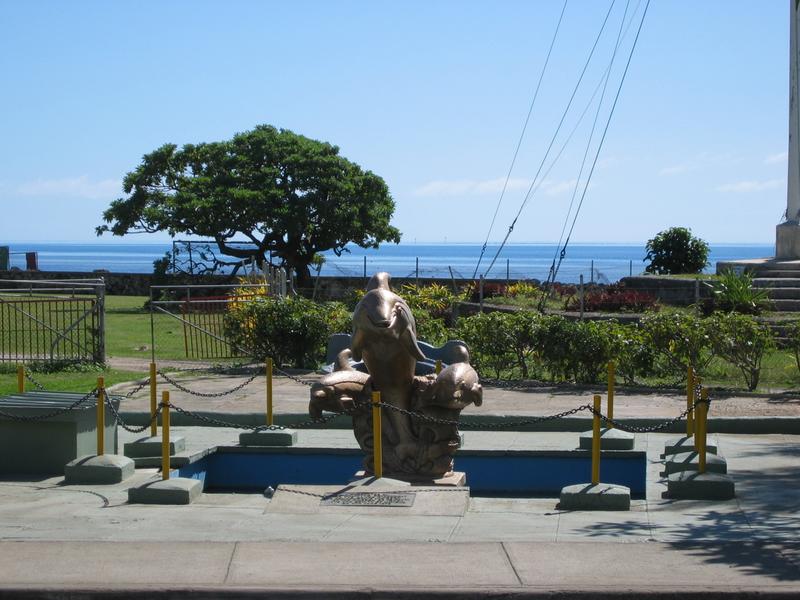 Dolphin Fountain outside the King's Palace