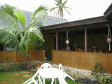 The bar and restaurant area at the Heilala Lodge