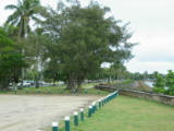 Looking back towards town from near the port