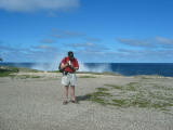 Steve trying to get the video camera working