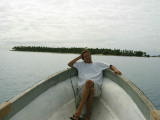 This American chap gave us a running commentary as we were ferried over to the Island.