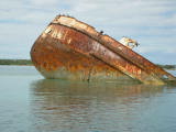 Managed to swim around this wreck later in the day.